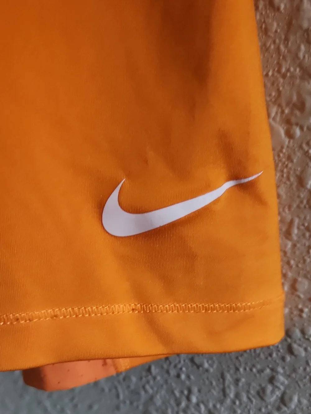Mens Nike Orange Mesh Racerback Performance Tank